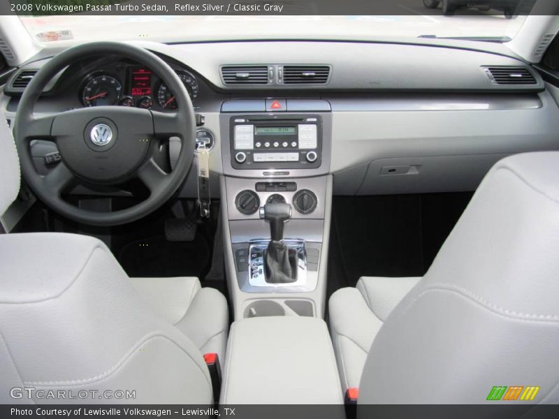 Reflex Silver / Classic Gray 2008 Volkswagen Passat Turbo Sedan