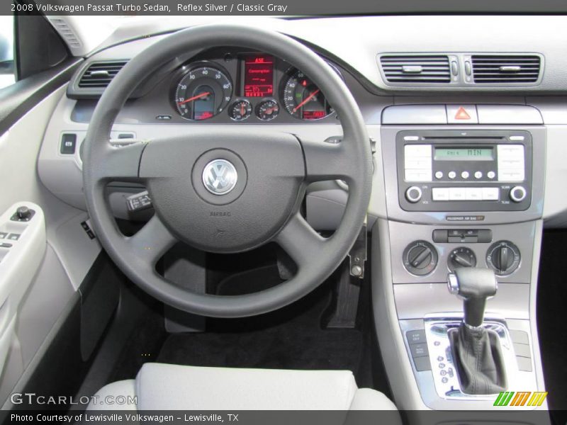 Reflex Silver / Classic Gray 2008 Volkswagen Passat Turbo Sedan