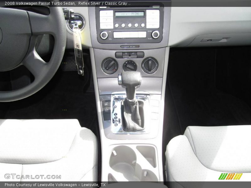 Reflex Silver / Classic Gray 2008 Volkswagen Passat Turbo Sedan