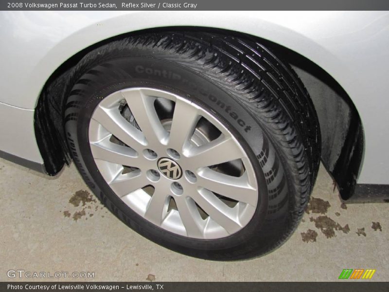 Reflex Silver / Classic Gray 2008 Volkswagen Passat Turbo Sedan