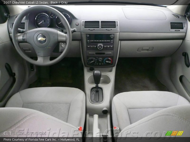 Black / Gray 2007 Chevrolet Cobalt LS Sedan