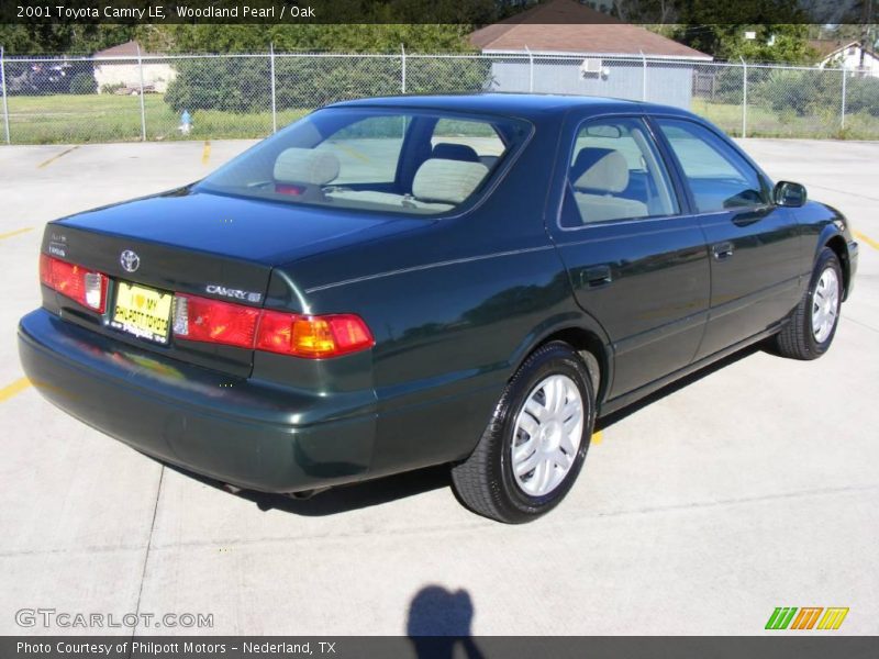 Woodland Pearl / Oak 2001 Toyota Camry LE