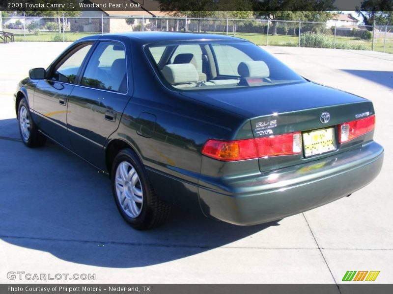 Woodland Pearl / Oak 2001 Toyota Camry LE