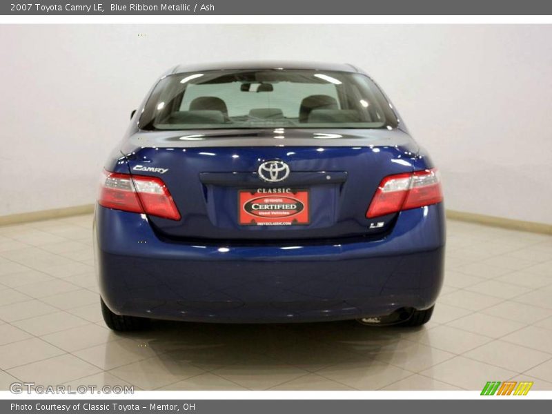 Blue Ribbon Metallic / Ash 2007 Toyota Camry LE