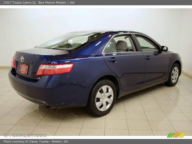 Blue Ribbon Metallic / Ash 2007 Toyota Camry LE