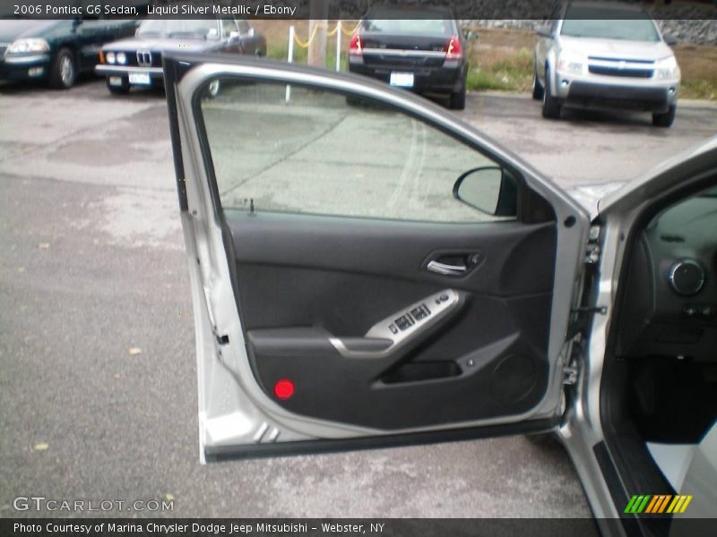Liquid Silver Metallic / Ebony 2006 Pontiac G6 Sedan