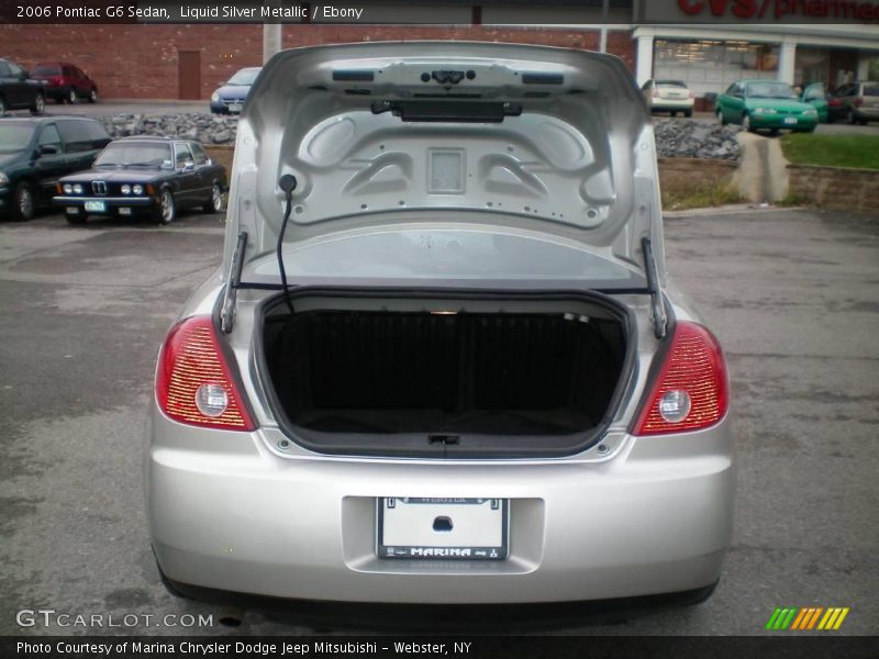 Liquid Silver Metallic / Ebony 2006 Pontiac G6 Sedan