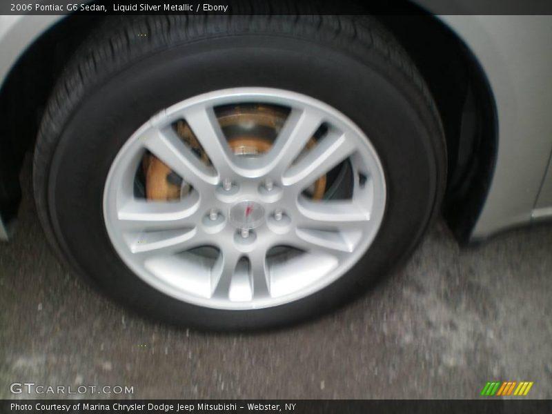 Liquid Silver Metallic / Ebony 2006 Pontiac G6 Sedan