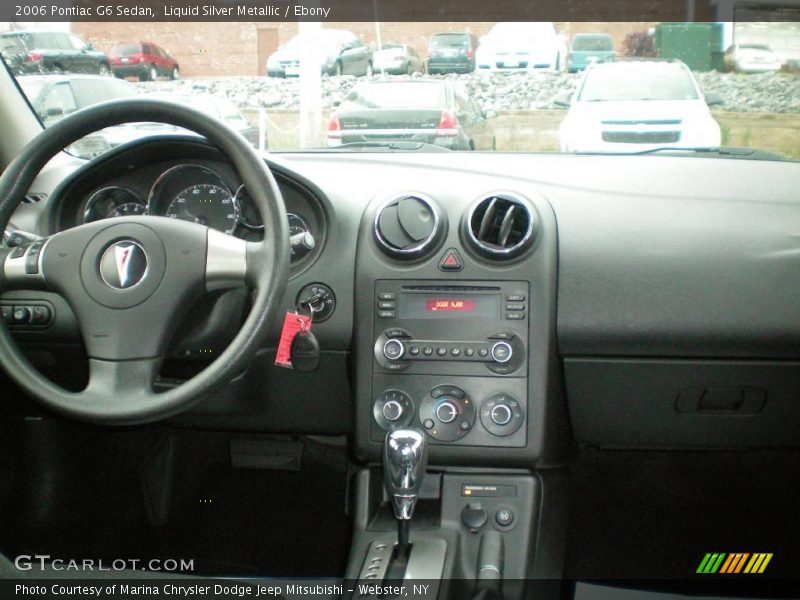 Liquid Silver Metallic / Ebony 2006 Pontiac G6 Sedan