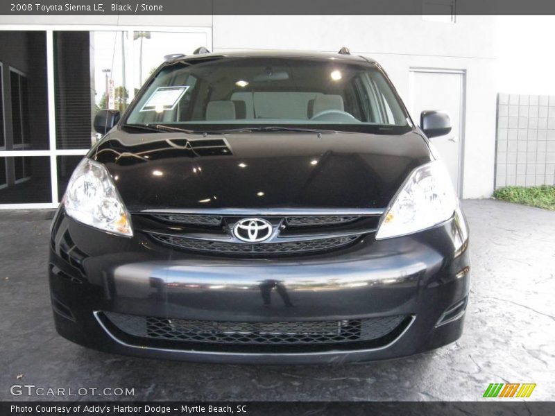 Black / Stone 2008 Toyota Sienna LE
