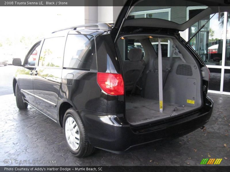 Black / Stone 2008 Toyota Sienna LE