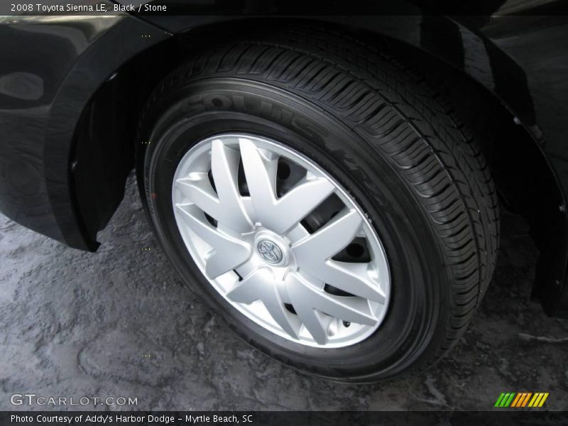 Black / Stone 2008 Toyota Sienna LE