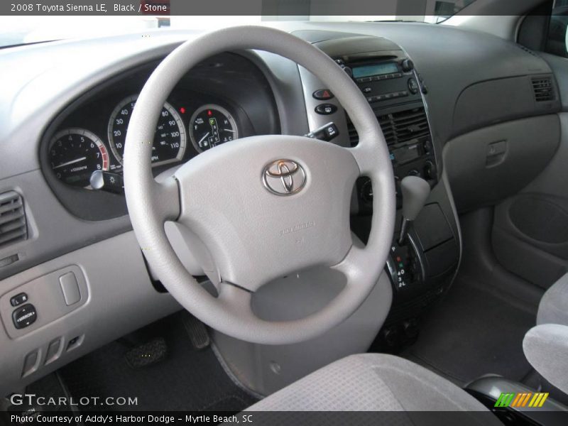 Black / Stone 2008 Toyota Sienna LE