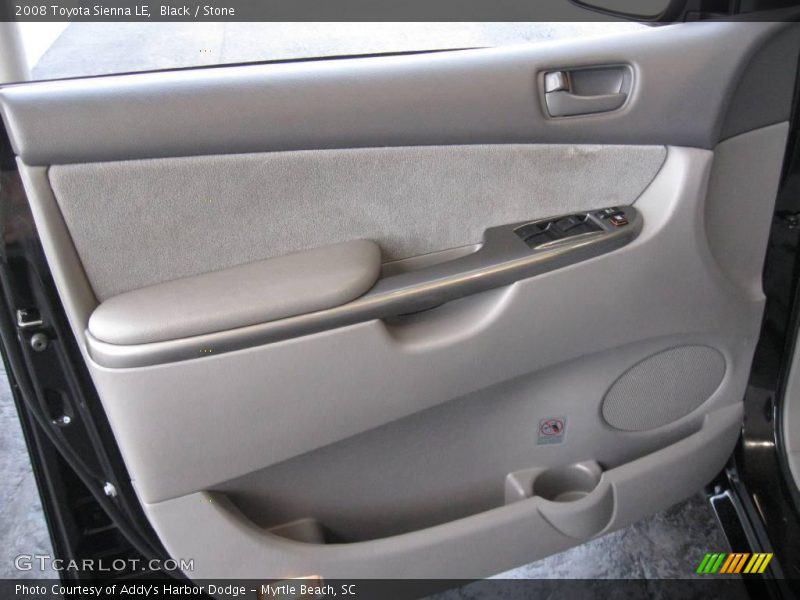 Black / Stone 2008 Toyota Sienna LE