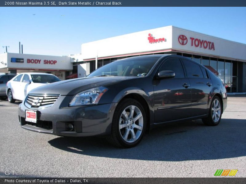 Dark Slate Metallic / Charcoal Black 2008 Nissan Maxima 3.5 SE