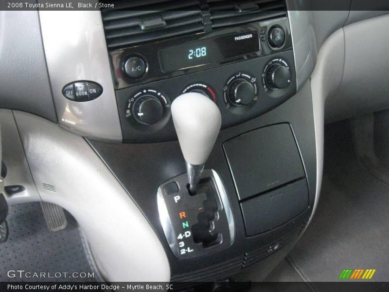 Black / Stone 2008 Toyota Sienna LE