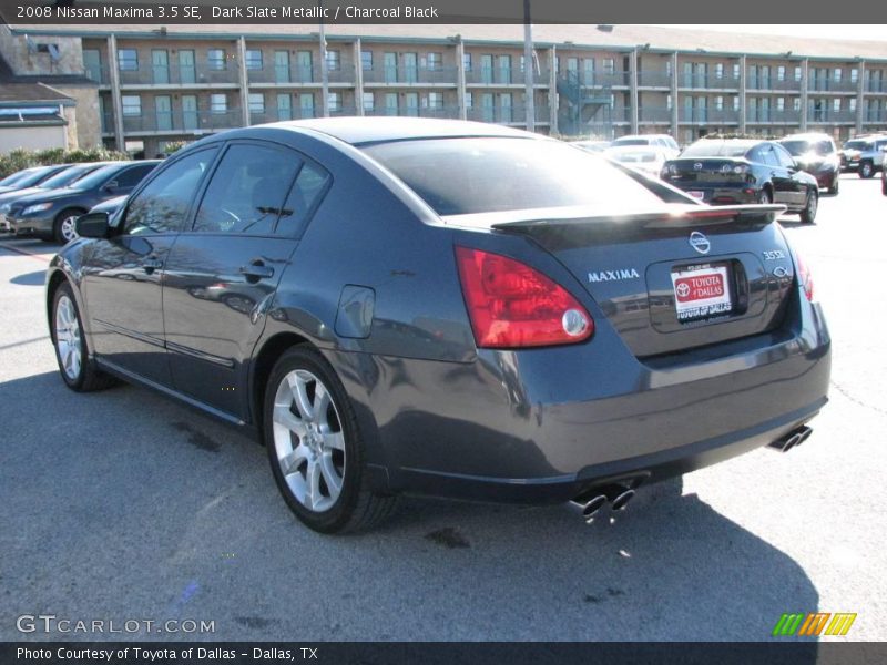 Dark Slate Metallic / Charcoal Black 2008 Nissan Maxima 3.5 SE