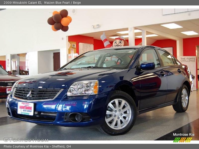 Maizen Blue Pearl / Beige 2009 Mitsubishi Galant ES