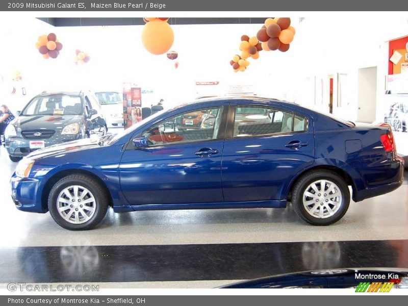 Maizen Blue Pearl / Beige 2009 Mitsubishi Galant ES
