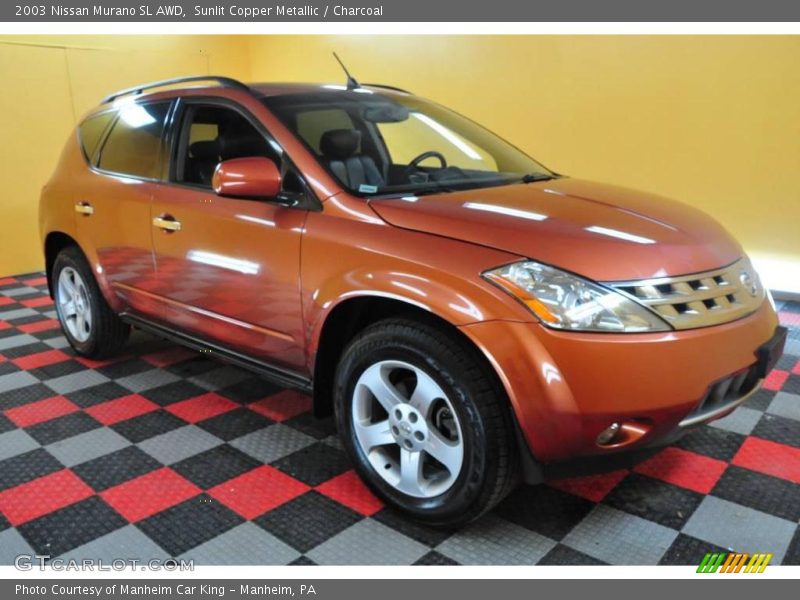 Sunlit Copper Metallic / Charcoal 2003 Nissan Murano SL AWD