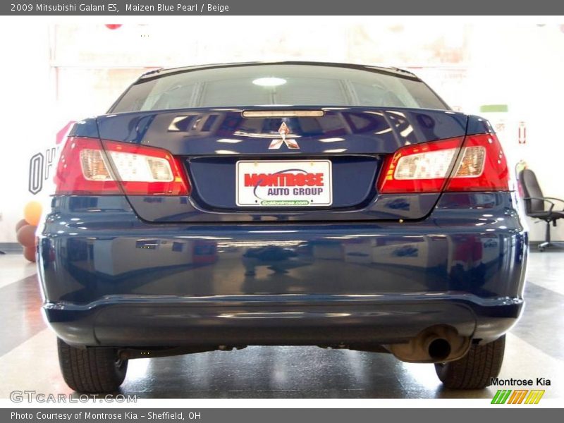 Maizen Blue Pearl / Beige 2009 Mitsubishi Galant ES