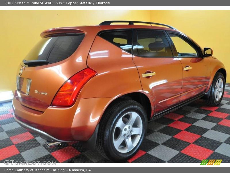 Sunlit Copper Metallic / Charcoal 2003 Nissan Murano SL AWD