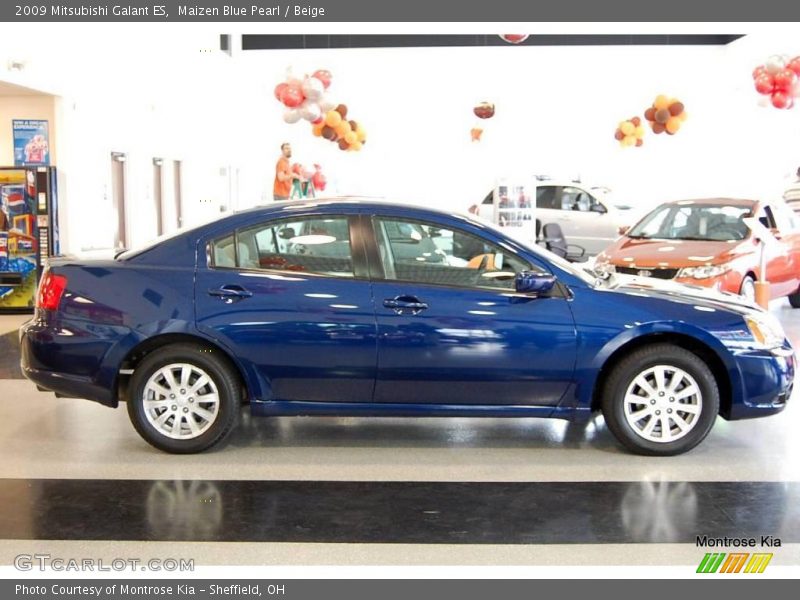 Maizen Blue Pearl / Beige 2009 Mitsubishi Galant ES