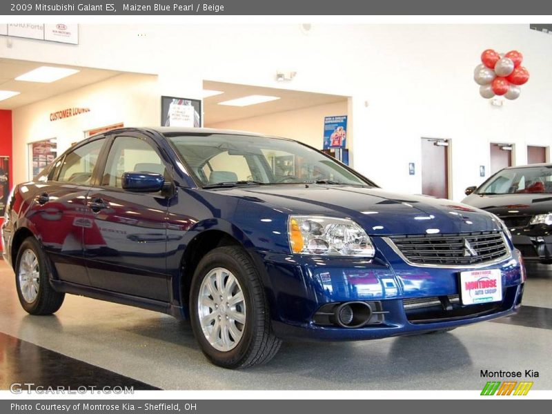 Maizen Blue Pearl / Beige 2009 Mitsubishi Galant ES
