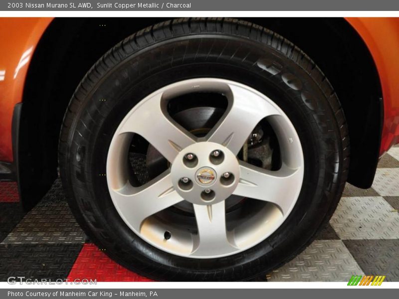 Sunlit Copper Metallic / Charcoal 2003 Nissan Murano SL AWD