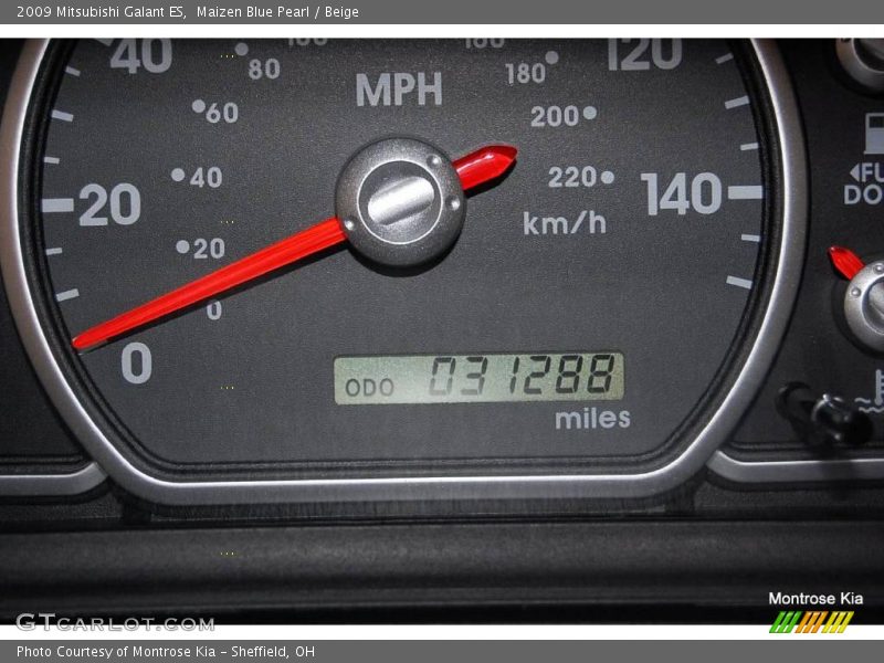 Maizen Blue Pearl / Beige 2009 Mitsubishi Galant ES