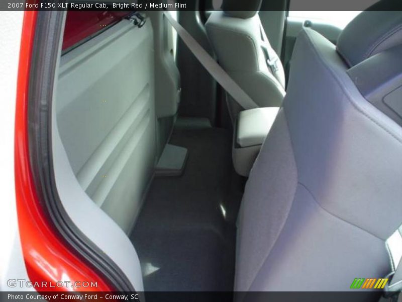 Bright Red / Medium Flint 2007 Ford F150 XLT Regular Cab