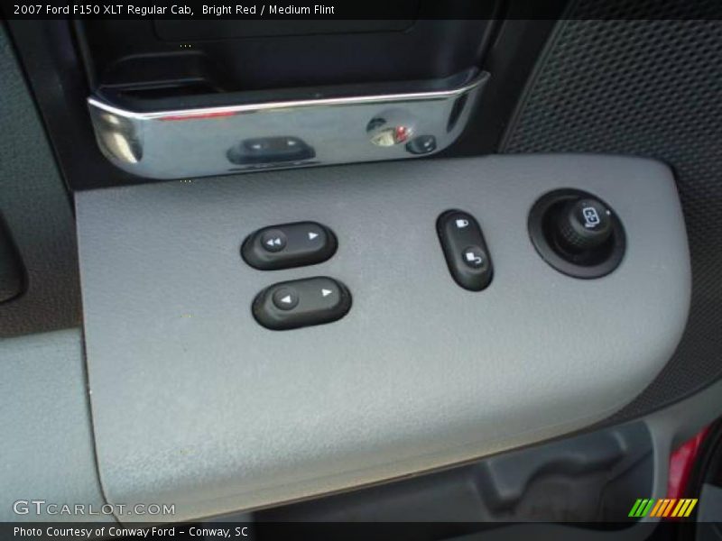 Bright Red / Medium Flint 2007 Ford F150 XLT Regular Cab