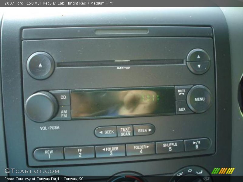 Bright Red / Medium Flint 2007 Ford F150 XLT Regular Cab