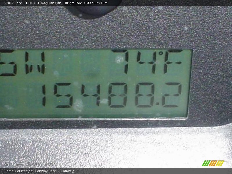 Bright Red / Medium Flint 2007 Ford F150 XLT Regular Cab