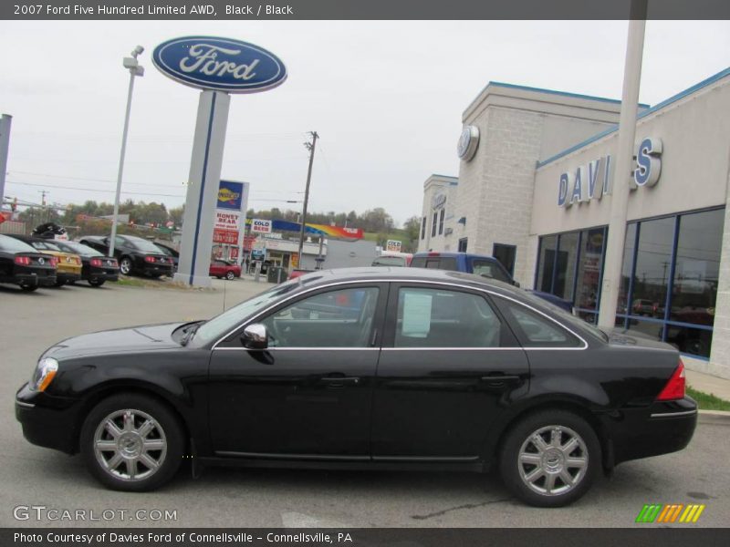 Black / Black 2007 Ford Five Hundred Limited AWD
