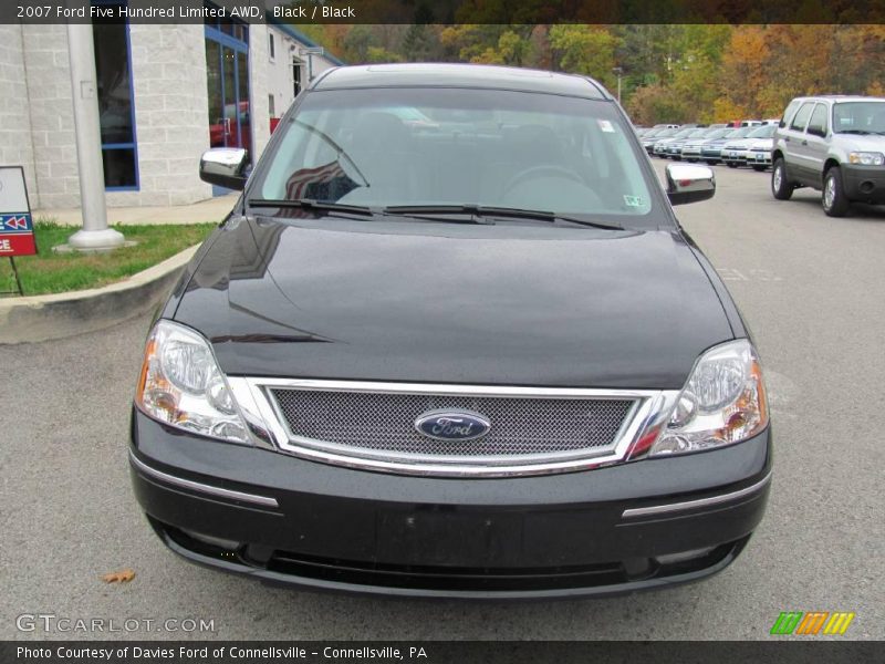 Black / Black 2007 Ford Five Hundred Limited AWD