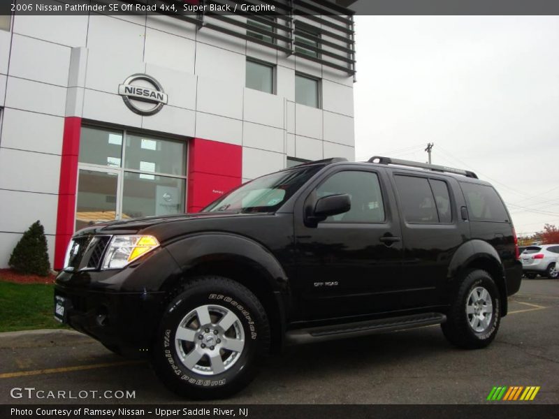 Super Black / Graphite 2006 Nissan Pathfinder SE Off Road 4x4