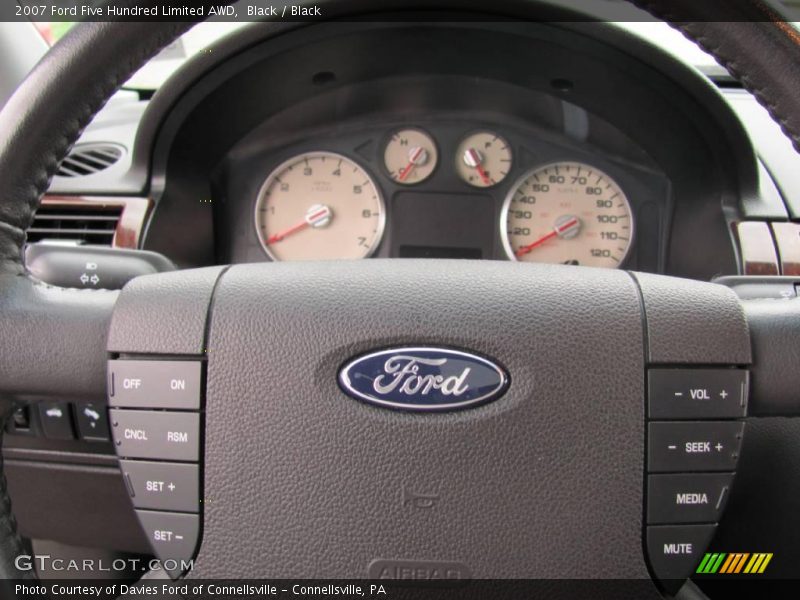 Black / Black 2007 Ford Five Hundred Limited AWD