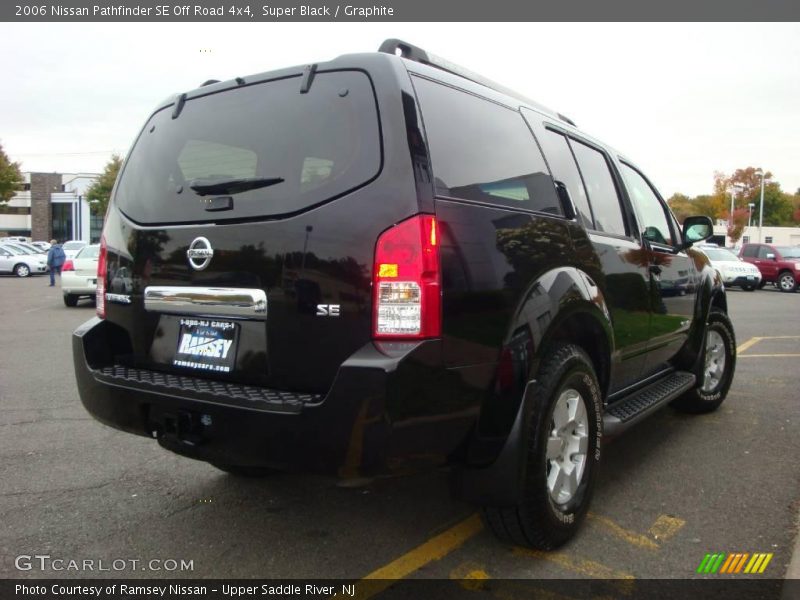Super Black / Graphite 2006 Nissan Pathfinder SE Off Road 4x4