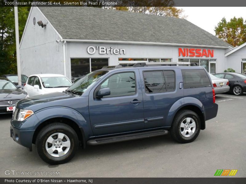 Silverton Blue Pearl / Graphite 2006 Nissan Pathfinder SE 4x4
