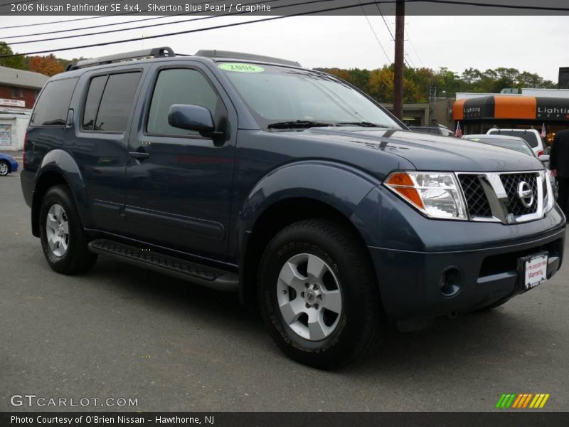 Silverton Blue Pearl / Graphite 2006 Nissan Pathfinder SE 4x4