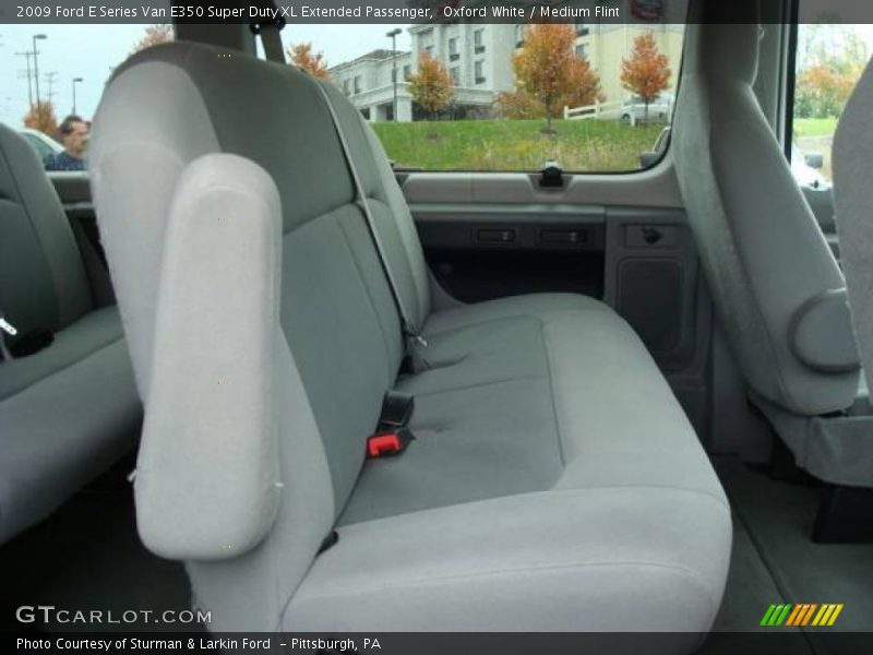 Oxford White / Medium Flint 2009 Ford E Series Van E350 Super Duty XL Extended Passenger