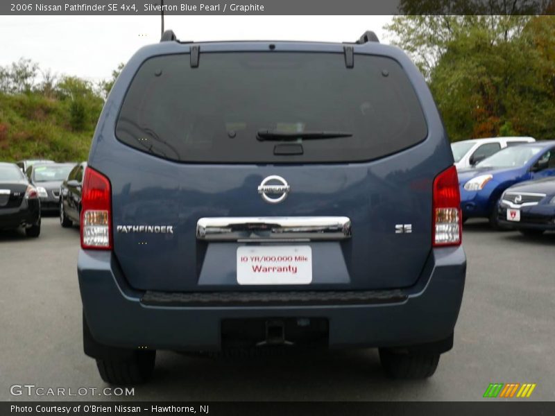 Silverton Blue Pearl / Graphite 2006 Nissan Pathfinder SE 4x4