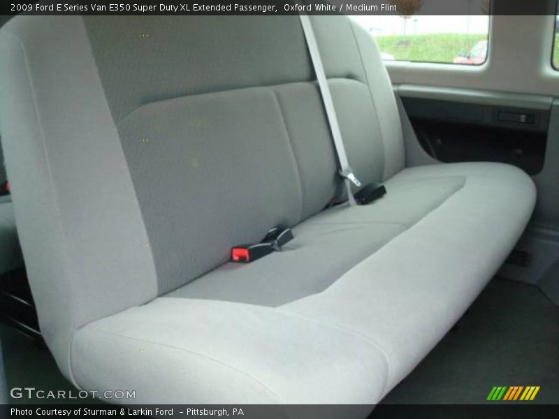 Oxford White / Medium Flint 2009 Ford E Series Van E350 Super Duty XL Extended Passenger