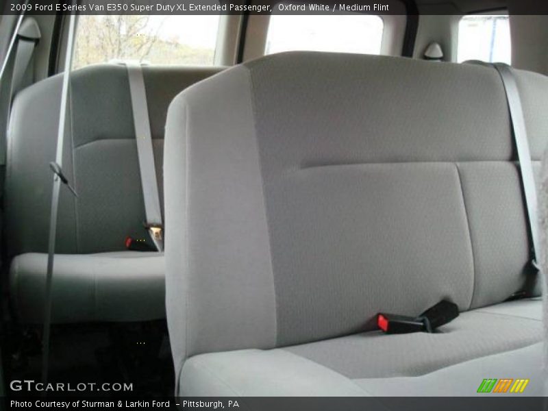 Oxford White / Medium Flint 2009 Ford E Series Van E350 Super Duty XL Extended Passenger