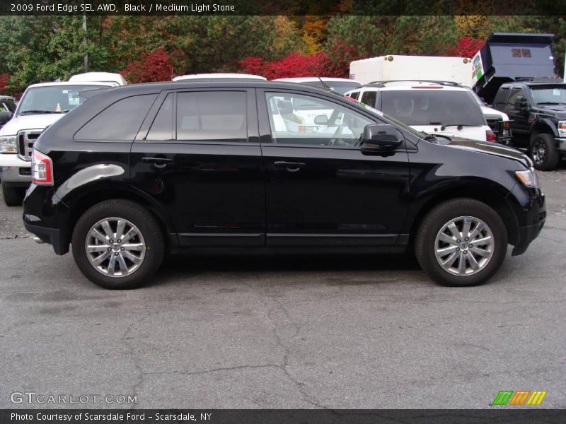 Black / Medium Light Stone 2009 Ford Edge SEL AWD