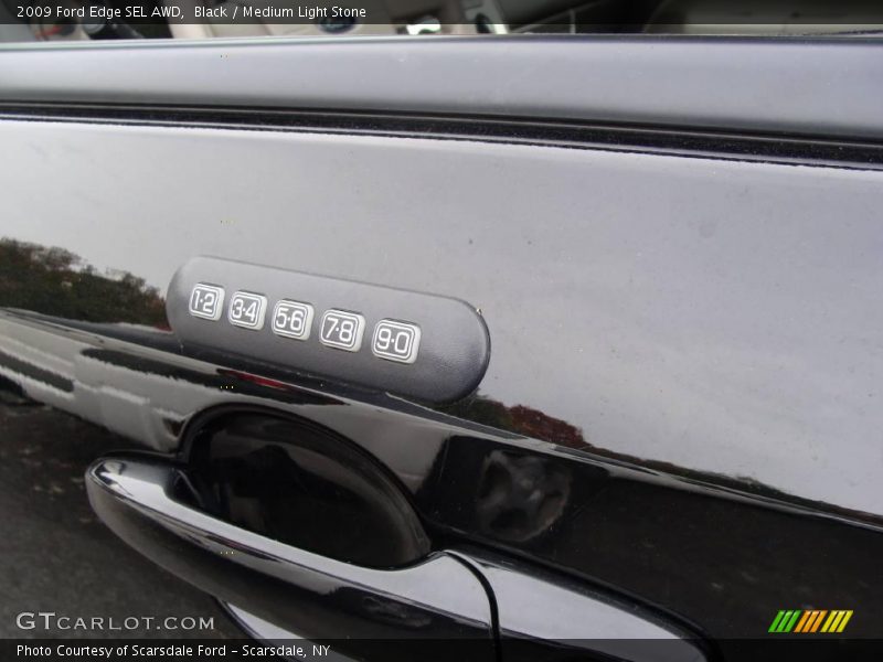 Black / Medium Light Stone 2009 Ford Edge SEL AWD
