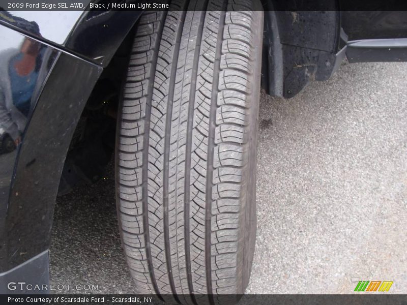 Black / Medium Light Stone 2009 Ford Edge SEL AWD