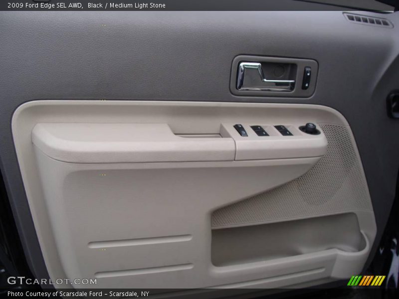 Black / Medium Light Stone 2009 Ford Edge SEL AWD
