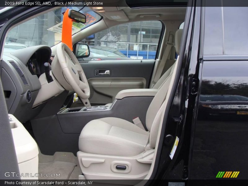 Black / Medium Light Stone 2009 Ford Edge SEL AWD